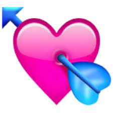 Heart With Arrow Emoji U 1f498 U E329 Heart Emoji Heart With Arrow Emoji