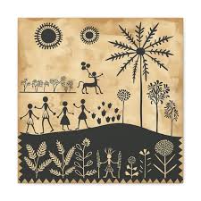 Ancient Hindu Mythological Painting Canvas Gallery Wraps, Madhubani Art  Inspired Wall Decor, Religious Gifts for Home Decor, Gifts for Her