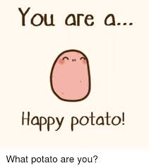 Pin By Mackensie Martin On Patata Kawaii Potato Cute Potato Happy Potato