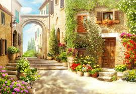 10 beautiful houses in california california houses. Beautiful Flower House Affordable Wall Mural Photowall