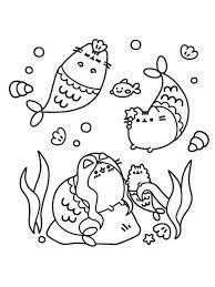 Download and print these pusheen coloring pages for free. Pusheen Coloring Page Unicorn 1 Pusheen Is A Female Cartoon Cat That Is A Comic Material A Pusheen Coloring Pages Coloring Pages Unicorn Mermaid Coloring Page