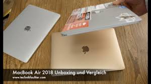 Kleinste ausführung mit 1,6ghz i5, 8gb ram, 128gb ssd. Macbook Air 2018 Unboxing Und Vergleich Youtube