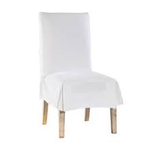 Classic Cotton Duck Dining Chair Slipcovers Set Of 2 White Casual Classic Sli Slipcovers For Chairs Dining Room Chair Slipcovers White Slipcovered Chair