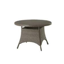 Hampton bays is located at. Hampton Bay Outdoor Round Dining Table Woven Wicker Top Weather Resistant Brown Ebay