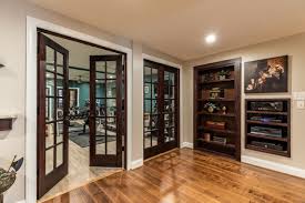 The door just to the left almost out of site is the basement bathroom and the door to the right. 75 Beautiful Wainscoting Basement Pictures Ideas July 2021 Houzz