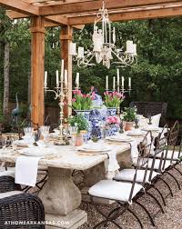 Outdoor Dining Table Idea The Decor Looks Vintage And Sophisticated French Country Dining Room Table Outdoor Dining Concrete Dining Table