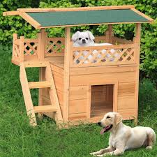Outdoor Cat Shelter House Stairs Garden Patio Waterproof Small Dog Kennel Wooden Cat Che In 2020 Katzenunterschlupf Draussen Hunde Haus Hundehutte