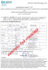 Eliberare fișă medicală permis auto. FiÈe Medicale Pentru SiguranÈa CirculaÈiei Permise De Conducere Èi Permise Port ArmÄ