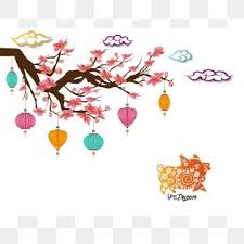 Chinese New Year Flowers Background Cherry Isolated White Background 2019 Pig Pattern Png And Vector With Transparent Background For Free Download Chinese New Year Flower Flower Drawing Flower Backgrounds