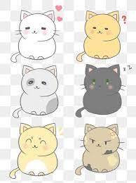 Cat Clipart Png Images Vector And Psd Files Free Download On Pngtree Cat Clipart Cat Expressions Hand Painted Cat