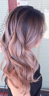 This natural approach allows the choice of fun colors, such as rose gold, which is a tempting consideration for brunettes, redheads and blondes likewise. 27 Rose Gold Hair Color Ideas That Make You Say Wow Rose Gold Hair Color Gold Pink Hair Colors Fashion For Hair Color Rose Gold Hair Styles Gold Ombre Hair