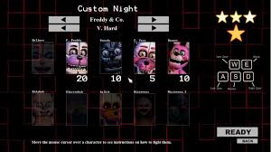 Five nights at freddys sister location. Custom Night Fnaf Sister Location Wikia Fandom