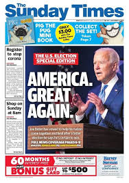 Read the latest joe biden headlines, all in one place, on newsnow: Newspaper Front Pages Mark Joe Biden Us Election Win