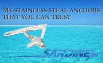 Amazon.com : SARDiNE 22 Lb Bruce Anchor, Stainless Steel Bruce ...