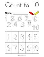 In recreational mathematics, a repunit is a number like 11, 111, or 1111 that contains only the digit 1 — a more specific type of repdigit.the term stands for repeated unit and was coined in 1966 by albert h. Number 10 Coloring Pages Twisty Noodle