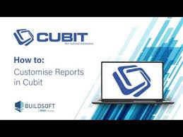 How To Customise Reports In Cubit