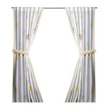 New Ikea Fabler Kamrater Curtain With Tie Back Curtains Ikea Tie Backs