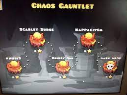 I've got some new things to show you. Chaos Gauntlet Complete Dark Drop By Alkali Was Fun Geometry Dash Amino