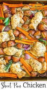 Sheet Pan Dinner Moist Juicy Chicken Thighs In 2020 Sheet Pan Dinners Recipes Chicken Dinner Recipes Delicious Chicken Dinners