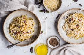 Spaghetti Carbonara Ohne Ei Desired De In 2020 Spaghetti Carbonara Ohne Ei Spaghetti Carbonara Lebensmittel Essen