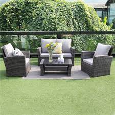 Or A Four Piece Set Of Rattan Furniture So Everyone Will Have A Spot Of Their Own Where They Can Unwind Outdoor Patio Furniture Sets Patio Furniture Sets Outdoor Patio Furniture