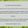 Pada saat kita berdoa, termasuk doa buka puasa hendaklah kita melakukannya dengan penuh keyakinan bahwa doa yang. 1