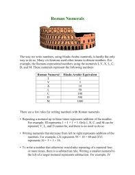 For other uses, see one million (disambiguation). Roman Numerals 0