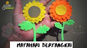 Bogor pusat alat jahit dan kerajinan tangan (11) tambah ke wishlist. Cara Membuat Bunga Matahari Dari Kain Flanel Buat Bunga Matahari Matahari Bertangkai Youtube