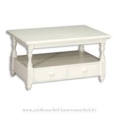 Dieser tisch zieht mit sicherheit die. Couchtisch Beistelltisch Weiss Landhausstil Shabby Chic Massivholz