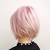 Pixie Short Pastel Pink Hair