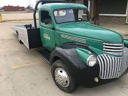 1946 Chevy Ramp Truck Car Hauler Wrecker Chevy Chevy Trucks Truck Flatbeds