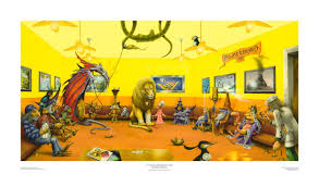 On Sale It S Been A Hard Night S Day Open Edition Print Hand Signed By Rodney Matthews Day For Night Night Ink Art