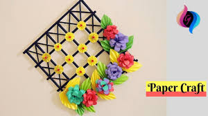 Diy Wall Decoration Ideas With Paper Craft Ways To Decorate Your Home With Paper Crafts Diy Paper Flower Wall Paper Flower Wall Wall Hanging Crafts