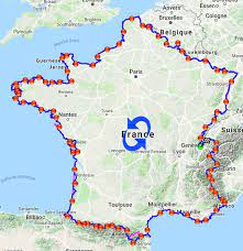 2021 tour de france route map. Mon Tour De La France Projet Et Realisation Moda Chu L Velo