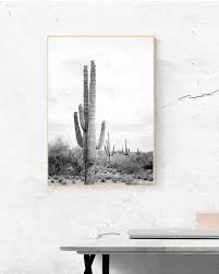 Black And White Cactus Printable Boho Digital Prints Boho Home Decor Digital Download Cactus Print Art Print Printable Art Printable Wall Art Black And White Mexican Wall Art Aztec Decor Cactus Wall Art