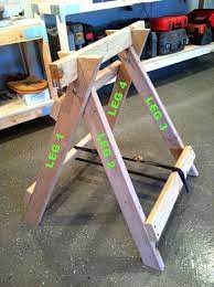 How To Build A Better Sawhorse The Art Of Manliness Best Woodworking Tools Diy Wood Projects Wood Diy