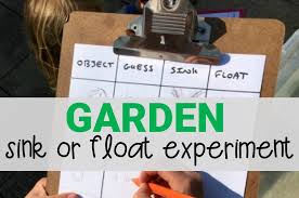 garden sink or float activity the