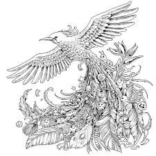 More fantastic beings coloring pages. Birds Coloring Pages For Adults