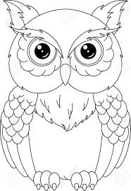 Owl Coloring Page Royalty Free Cliparts Vectors And Stock Illustration Image 80712588 In 2020 Owl Coloring Pages Owls Drawing Owl Pictures