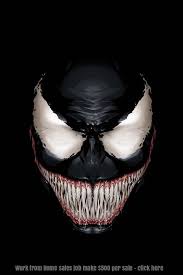 Venom Face Artwork Marvel Venom Venom Art Marvel Villains