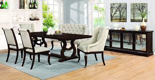 Scott Living Glen Cove Antique Java Finish Asian Hardwood Dining Table With 20 Leaf Extension Sold On Dining Table Tufted Dining Chairs Side Chairs Dining