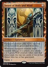 The tcgplayer price guide tool shows you the value of a card based on the most reliable pricing information available. Sword Of Body And Mind Kaladesh Inventions Foil Ms2 Price History