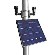Solar powered flag pole light led mount flagpole no wiring illuminate 8 leds new. Dual Commercial Solar Flag Light Outdoor Solar Store