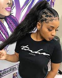 Some of us have big eyes whereas some have smaller eyes. 15 Creative Ponytail Ideas You Will Want To Copy Bafbouf Weave Ponytail Hairstyles Hair Ponytail Styles Ponytails Hairstyles For Black Women