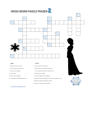 Learn more about printable crosswords. Crossword Puzzle Frozen 2 Templates At Allbusinesstemplates Com