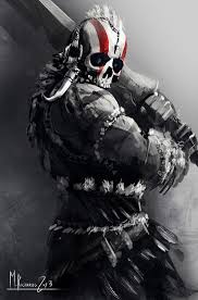 Black And White Warriors Characters Tribal Warrior Google Search I Like The Red And White Stripes Tribal Warrior Character Concept Character Art
