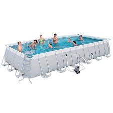 Rectangular Frame Above Ground Swimming Pool Set Above Ground Swimming Pools In Ground Pools Rectangular Swimming Pools