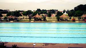 Theme is to embrace the future. Swimming Pool Villareal Stadium Mapio Net