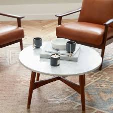 1 customer has this item in their cart. West Elm Reeve Mid Century Coffee Table Marble Lazysuzy