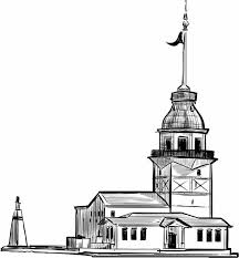 Kiz Kulesi Cizim Cizimler Resimler